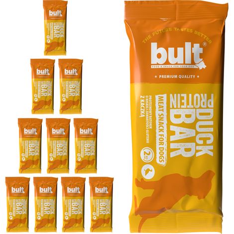 BULT BAR Hunde-Leckerli-Proteinriegel Ente 10 x 75 g (1/3)