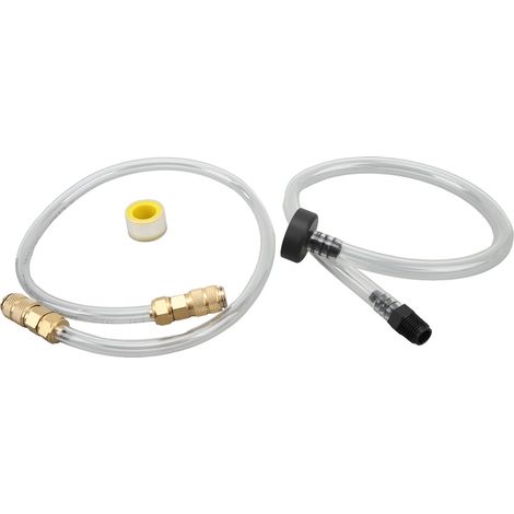 Kit de pont de tuyau de remplissage d'huile, Tube de purge de bateau à forte étanchéité, adapté au système de direction hydraulique Seastar, connecteur en plastique 2 pièces