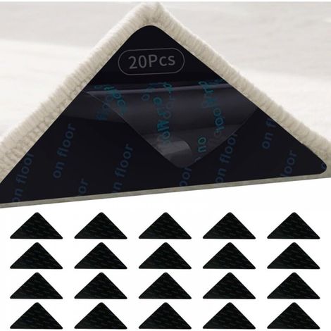 Anti Derapant Tapis 20 Pièces Antidérapant Tapis Autocollant Anti Glisse Tapis Réutilisables Antiderapant Tapis Parquet PU Anti Dérapant Tapis Lavable sans Trace pour sous Couche de Tapis (1/5)