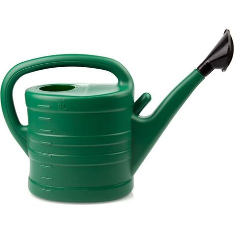 1 Arrosoir 8 L Plastique Vert Bec Long Arrosage Précis Jardin Balcon Maison (1/5)