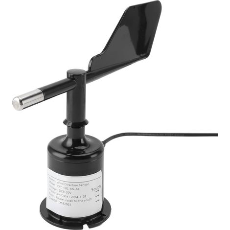 Wind Direction Indicators Wind Direction Sensor, Omnidirectional 360 Degree DC9-30V 4-20MA ABS Shell Wind Measurement Device for Meteorology (1/5)
