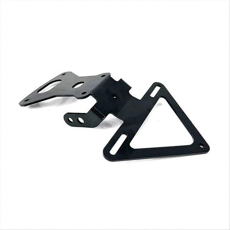 Support de plaque d'immatriculation pour moto, avec garde-boue arrière amovible et support de plaque d'immatriculation. (1/5)