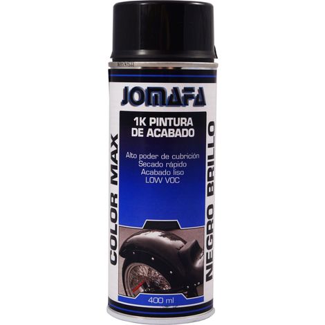 1K PINTURA DE ACABADO NEGRO BRILLO 400ml