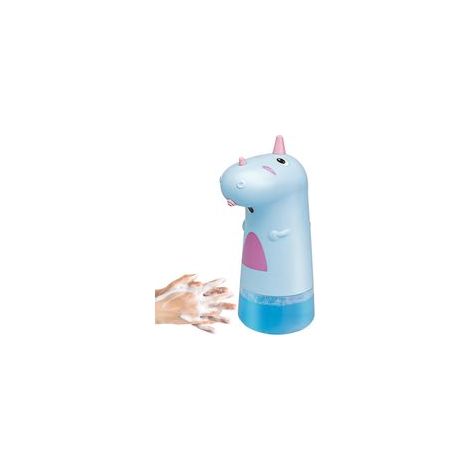 Distributeur de Savon Automatique en Forme de Dinosaure 300ml Sans Contact, Mignon et Pratique pour Enfants (1/4)