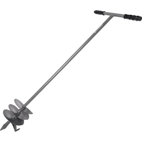 Taladro de tierra manual, mango de 41,5 cm de ancho, acero de alta calidad, 2 mm de grosor, 8 opciones de diámetro, herramienta de jardinería versátil. (1/5)