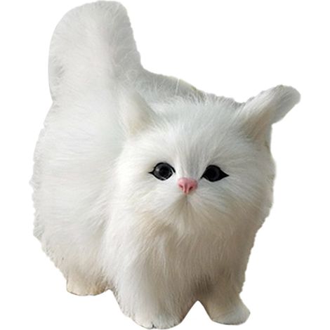 Jouet en Peluche Chat Doux et Mignon - Idée Cadeau pour Noël ou Anniversaire (1/5)