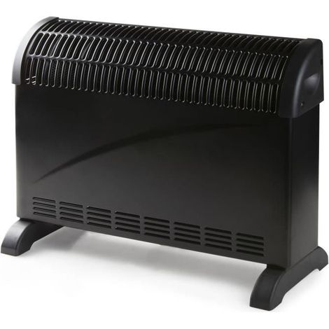 Convettore di riscaldamento turbo - 2000 W - DOMO - DO7350CH - 52,5 x 38,8 x 19,5 cm - Nero (1/5)
