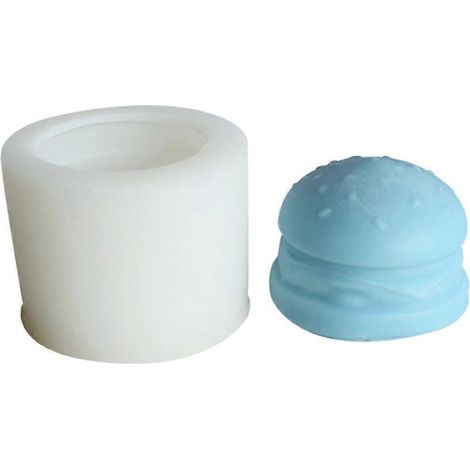 Seifenformen, Duftkerzenformen, Silikon-Bastelformen, Hamburger-förmige Tonform (1/5)