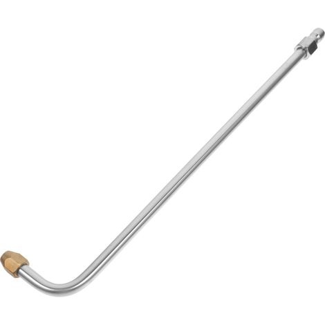 Garden Hose Nozzle, High Pressure Washer Rod, Curved Metal Extension for Car Washing and Cleaning (1/5)