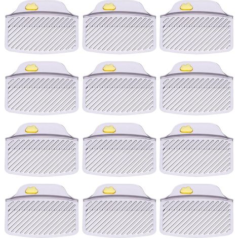 6 Paires de Lève-abattant de Toilettes en Plastique Noir Antidérapant Manipulation sans Effort la Maison, Bureau ou Hôtel (1/5)
