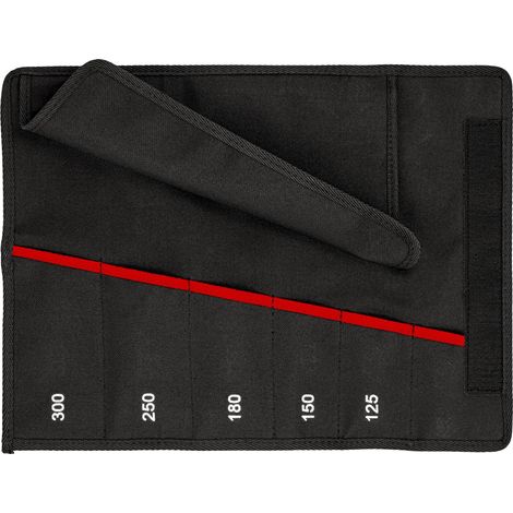KNIPEX 00 19 55 S5 LE Borsa portautensili avvolgibile per pinze Cobra® senza utensili 6 scomparti 440 mm (1/2)