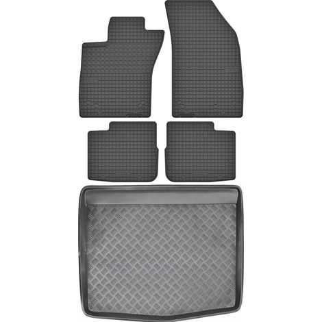 Fiat Tipo Schrägheck ab 2015 SET - Gummifußmatten + Kofferraummatte (1/5)