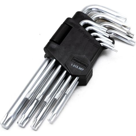Primaster Schlüssel-Set 9 tlg TX-schlüssel Winkelstiftschlüssel Imbuschlüsssel (1/3)