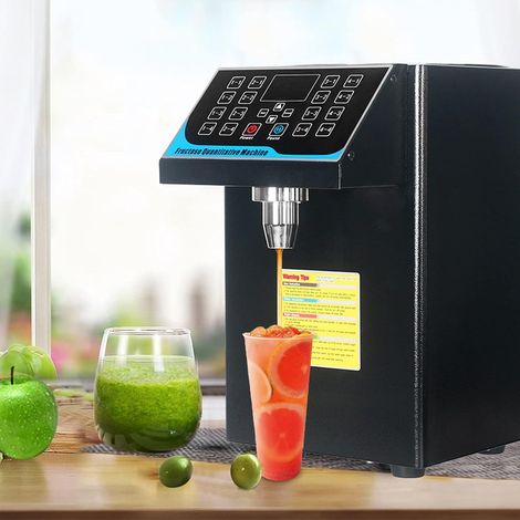 450W Fructose Quantitative Maschine,Automatische Fruchtzuckerspender,Zuckerspender Fruchtzuckerpumpe 7.5L für Milchtee-Shop,Milch Tee Softdrink Zuckersirupspender (1/5)