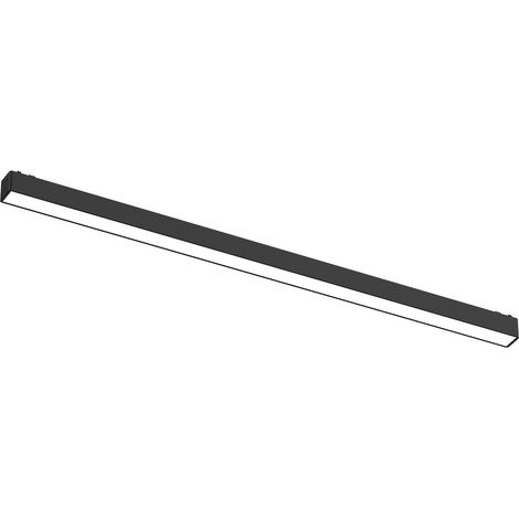 Luminaire sur rail magnétique 1 circuit linéaire noir 61 cm LED CCT Tuya 20 W 48 V Milagro (1/5)