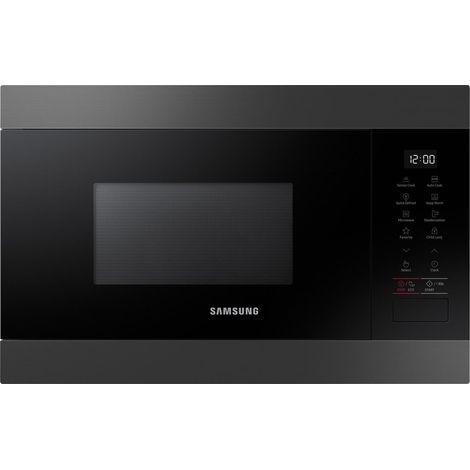 Samsung Forno a microonde ad Incasso 22L MS22M8274AM. Posizionamento dell'apparecchio: Da incasso, Tipo di prodotto: Solo microonde, Capacità interna: 22 L, Potenza Microonde: 1250... - MS22M8274AM/E1