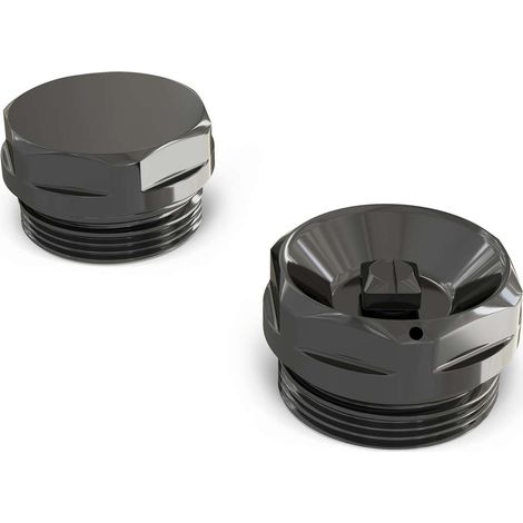 Talus - Radiator Bleed Valve & Blanking Plug Black Nickel