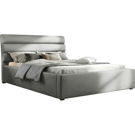 Lit Pomona 110, Victoria 14 866, Unique, 120x200, Tissu, Disponible, 140x223x100cm (1/4)