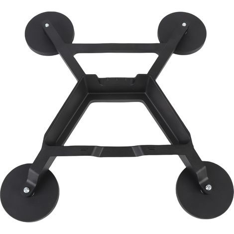 Magnetic Car Roof Rack in Aluminum Alloy – 178 lb, Quick Release, Black (1/5)
