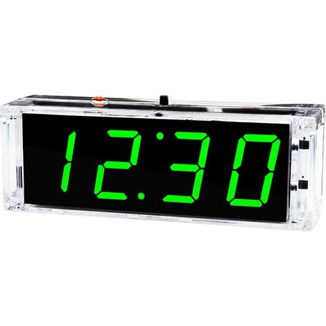 Kit d horloge numérique LED à Monter soi même avec Affichage de l heure de la température et de la Date contrôle de la lumière (1/5)
