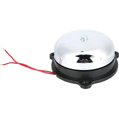 Elektrische Türklingel (100 mm/4 Zoll), funkenfrei, mit Signalalarm für Schulen, Fabriken und Behörden, 1 Stück (1/5)