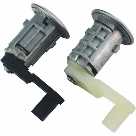 Cylindre De Serrure - Alliage De Zinc - Compatible Renault Megane I Clio II Scenic I Thalia - 2 Pièces - 2 Clés (1/4)