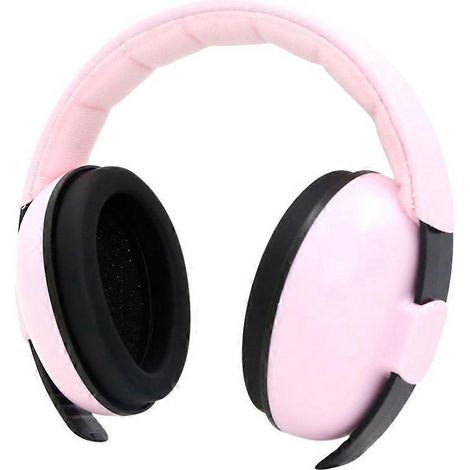 Casque antibruit pour bébé avec protection auditive rose (1/5)
