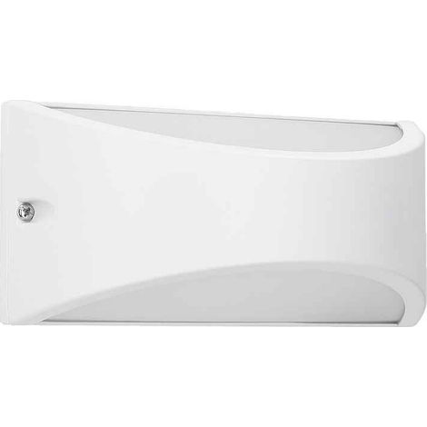 Forlight Kapa - Applique Ext. Encastrable avec Blanc Neutre 4000K. Structure en Aluminium. Usage Intérieur IP54. Coloris Blanc