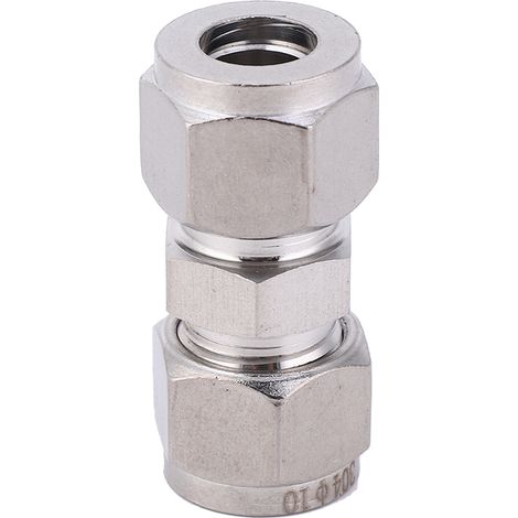 Raccord droit pour tuyau d'air en acier inoxydable 304, raccord pneumatique 4mm à 12mm (1/5)