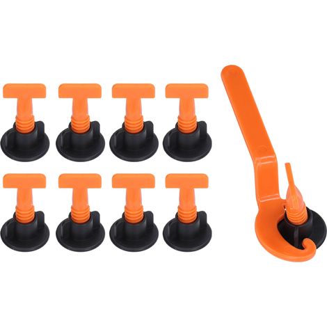 Kit de calage pour carrelage mural et sol, système d'alignement et de nivellement pour pose précise (1/5)