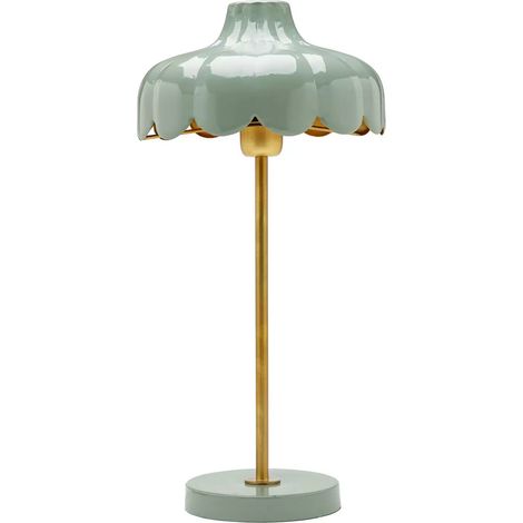 [GEBRAUCHT] B-Ware Pr Home Wells Tischleuchte Aus Metall Grün/Gold Tischlampe Lampe Leuchte Licht