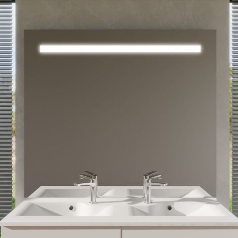 Miroir lumineux ELEG PLUS 120x105 cm - Avec antibuée sans interrupteur (1/2)