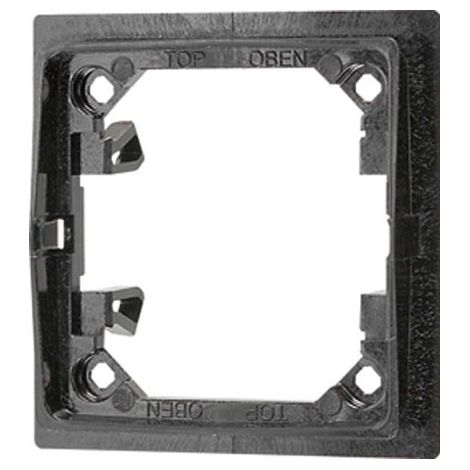 Jung Placa de sujeción 1 vez, termoplástico, serie A, negro AS 90 HP