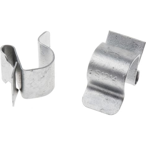 Clip pour rebord de poutre, RS PRO, Acier, Epaisseur de la bride 2 4 mm, Plage de diamètre de câble 12mm à 14mm ( Prix pour Paquet de 25 )