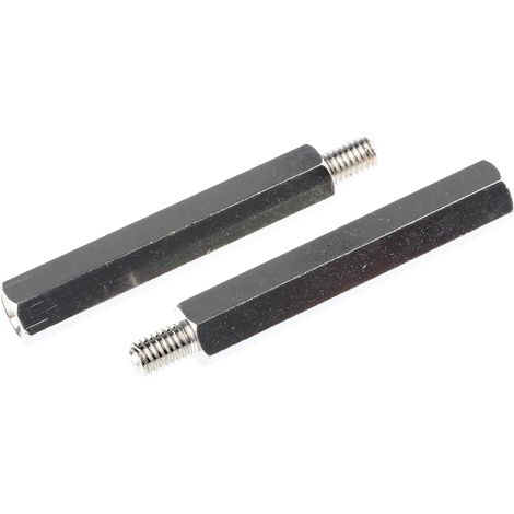 Entretoise filetée RS PRO, longueur 45mm, Mâle / Femelle, M5 x M5 ( Prix pour Sachet de 50 )