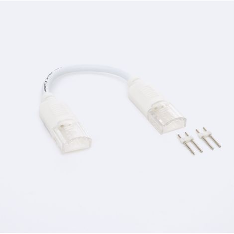 Schnellverbinder Doppelt mit Kabel für LED-Streifen 220V AC COB IP65 Breite 12mm 12 mm