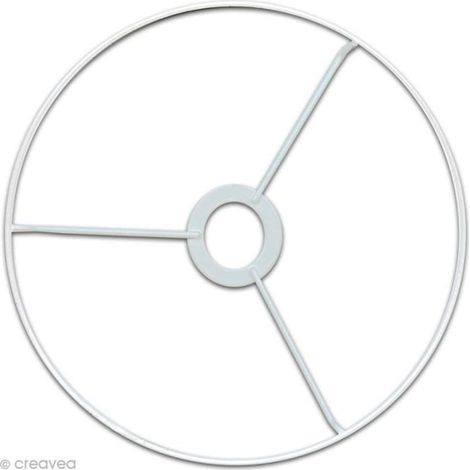 Abat-jour Cercle à Bague - L'UNIVERS DE PIWI - 40 cm - Plastique - Résine - Personnalisable