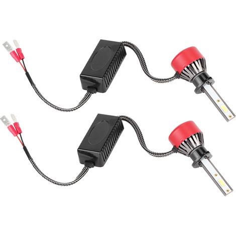 2 pièces de ampoules LED 96W 6000K H1, lumière blanche, décodage pour voiture,de DEBUNS (1/5)