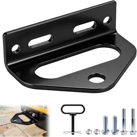 Attelage de remorque universel pour tracteurs de pelouse : kit d'accessoires pour tracteurs de pelouse, extension de tête sphérique, tracteur de pelouse, accessoires en acier, pour tondeuse à gazon (1/5)