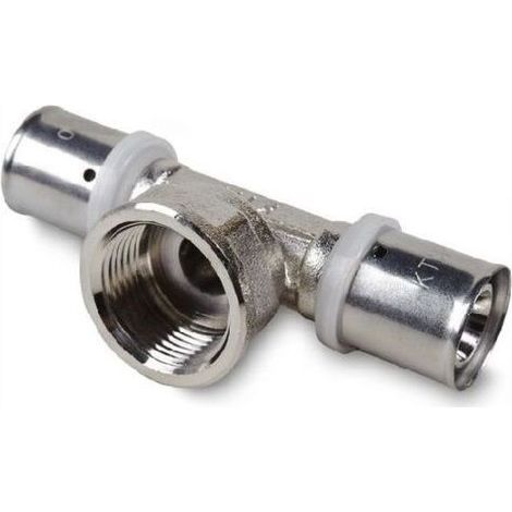 Pressfitting T-St�ck mit IG f�r Verbundrohr, Mehrschichtverbundrohr, Profil U,H Produktart: 32x1x32