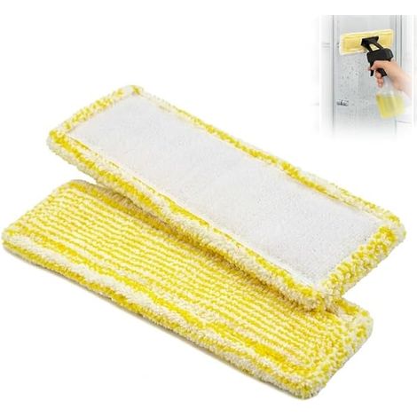 Chiffons de Nettoyage en Microfibre, Bonnette Compatibles avec WV2 WV5 WV6 Plus, Lingette Absorbantes Réutilisables, Accessoires pour Nettoyeur de Fenêtre