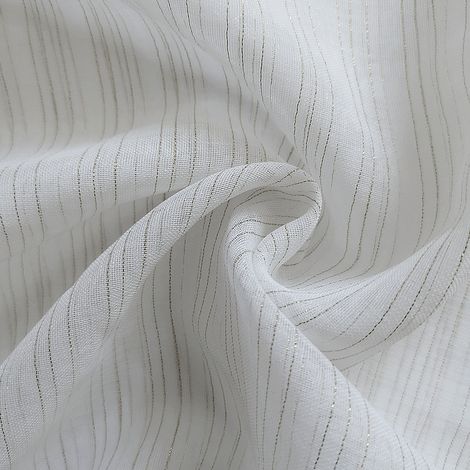 Paire de brise bise 60x160 cm BELLA argent, par Soleil d'ocre