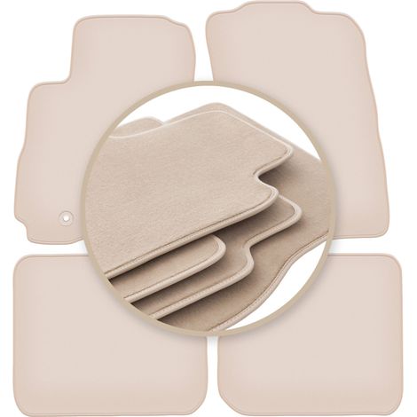Tapis beiges PREMIUM pour : Mitsubishi Outlander I SUV 2001-2006 (1/5)