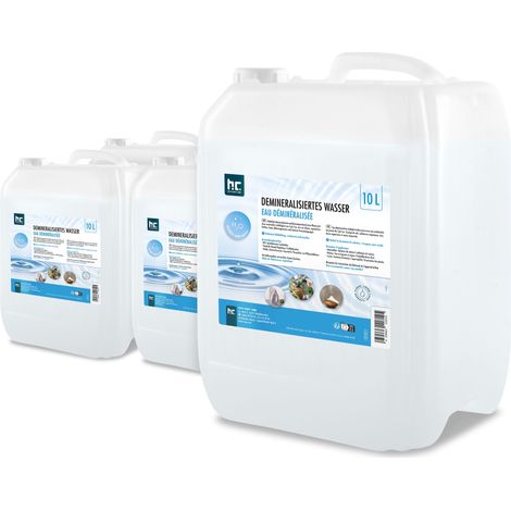 4x 10 L Demineralisiertes Wasser
