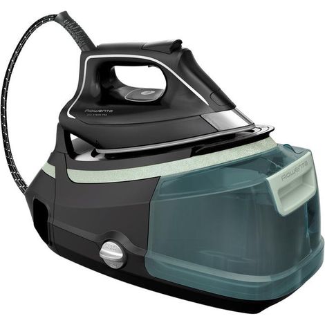 Rowenta DG9621F0 Dampfbügelstation 1,3 l Microsteam 400 HD 3De Laser-Grundplatte Schwarz