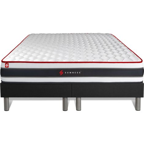 Matratzen- und Lattenrost-Set 2x80x200 cm - Energy