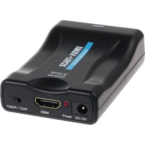Convertisseur Péritel-HDMI - Adaptateur Scart vers HDMI 1080P HD (1/4)