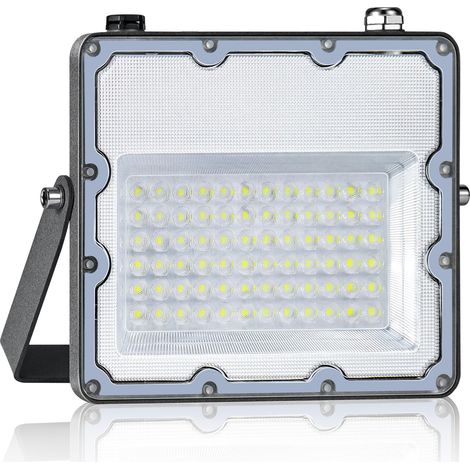 Projecteur de Travail LED avec Support Réglable à 180°, Lampe de Travail Étanche IP68, Éclairage pour Atelier, Chantier, Réparation de Véhicules et Usage Extérieur (1/5)