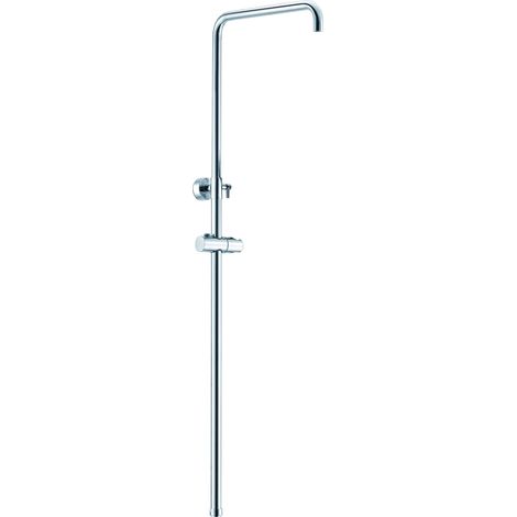 IMEX Verstellbare runde Duschstange chrom Edelstahl 85–125 cm ausziehbar Imex-RR0011