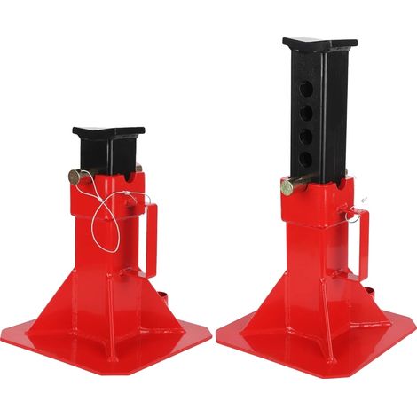 Gato hidráulico para coche, capacidad de 22 toneladas, altura ajustable, rojo, 22 toneladas (1/2)